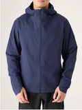 ISG Men's Seam-Taped Waterproof Softshell Hooded Jacket - Horizon Blue