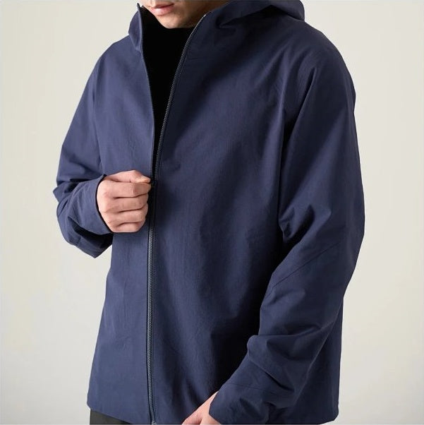 ISG Men's Seam-Taped Waterproof Softshell Hooded Jacket - Horizon Blue