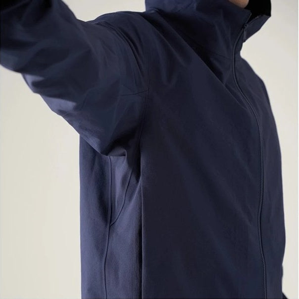 ISG Men's Seam-Taped Waterproof Softshell Hooded Jacket - Horizon Blue