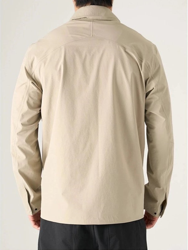 FD Men's Four-Pocket Stretch Softshell Field Jacket - Elegant Brown