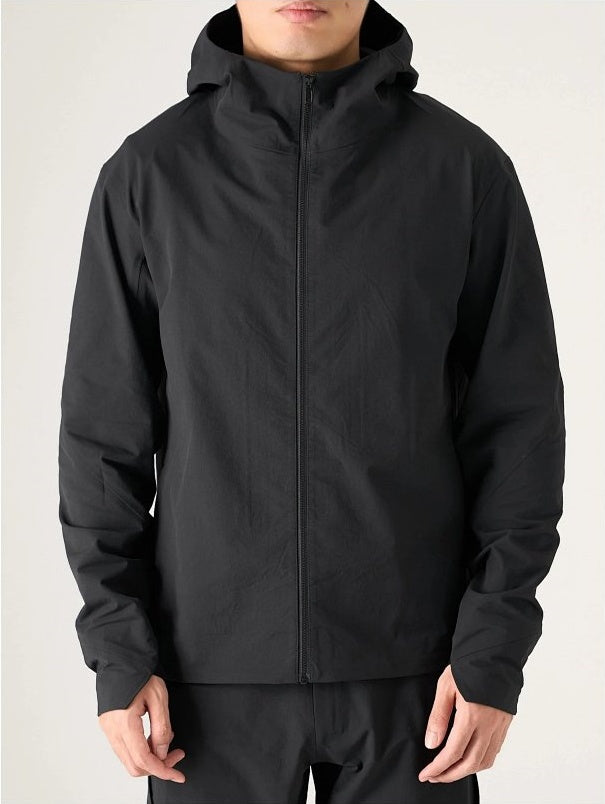 ISG Men's Seam-Taped Waterproof Softshell Hooded Jacket - Ink Black