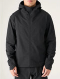 ISG Men's Seam-Taped Waterproof Softshell Hooded Jacket - Ink Black
