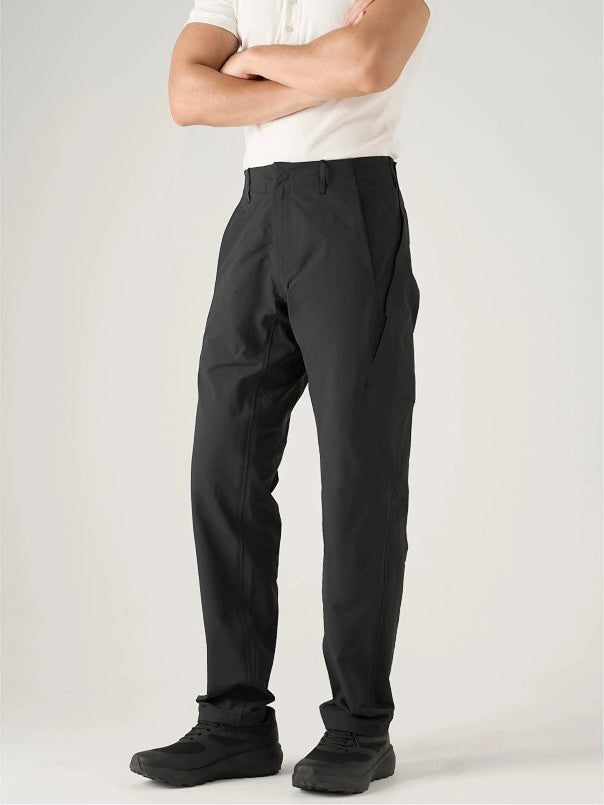 AIG Pant Men's GORE-TEX Hardshell Straight-Leg Trousers - Ink Black
