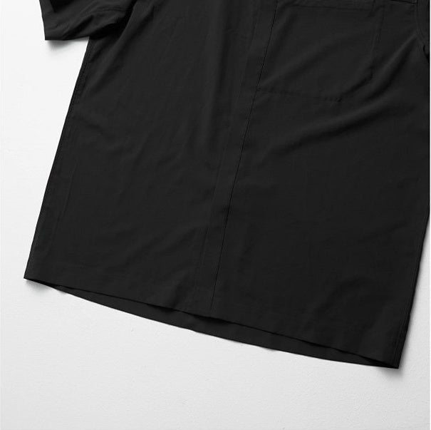 SKY Quick-Dry Stretch Short-Sleeve Shirt - Black