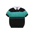 Louis Vuitton 25SS Gradient Colorblock Monogram Jacquard Short Sleeve Polo