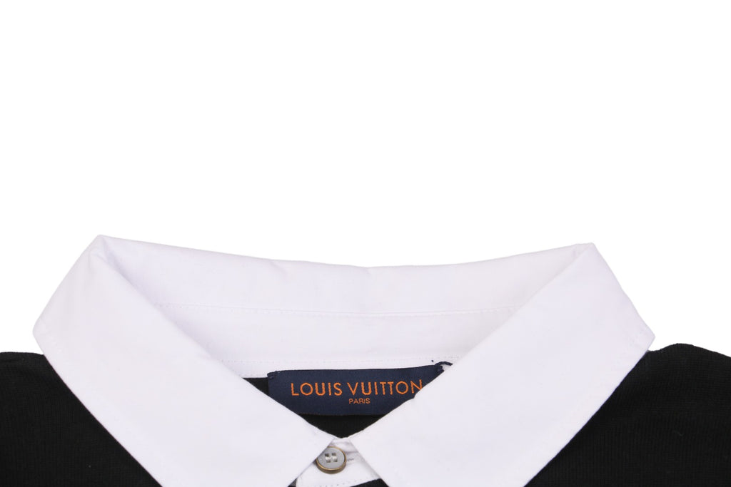 Louis Vuitton 25SS Gradient Colorblock Monogram Jacquard Short Sleeve Polo