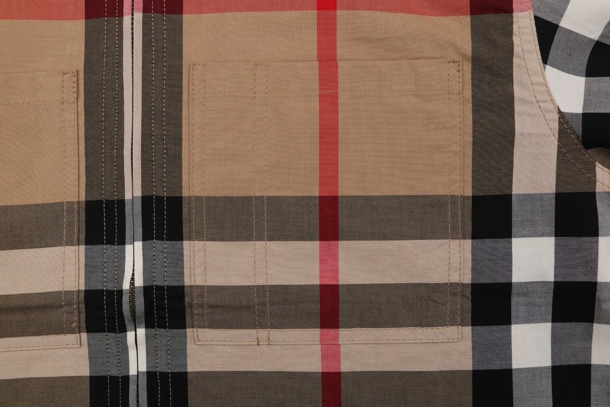 Burberry Large Check Zip-Up Jacket