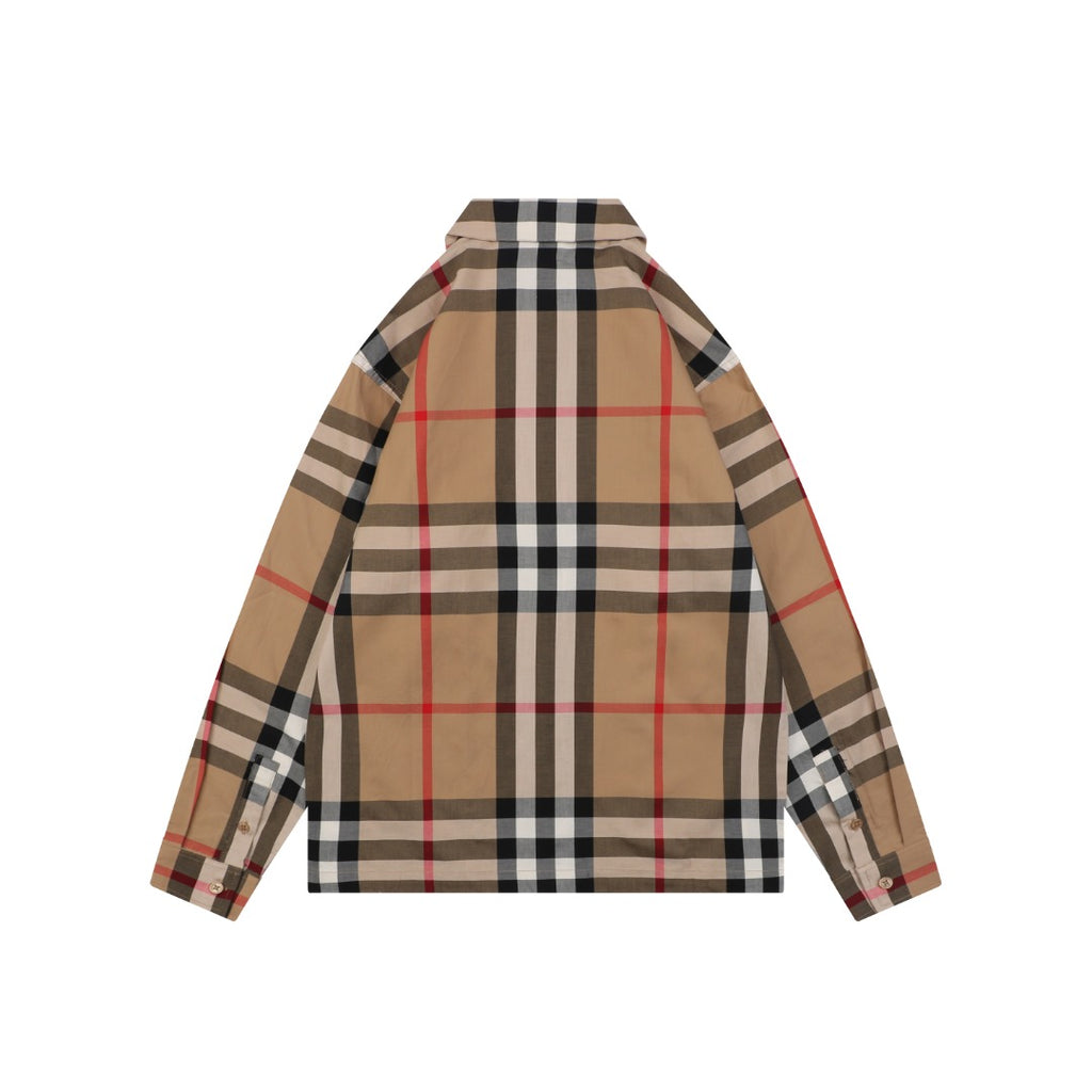 Burberry Large Check Zip-Up Jacket