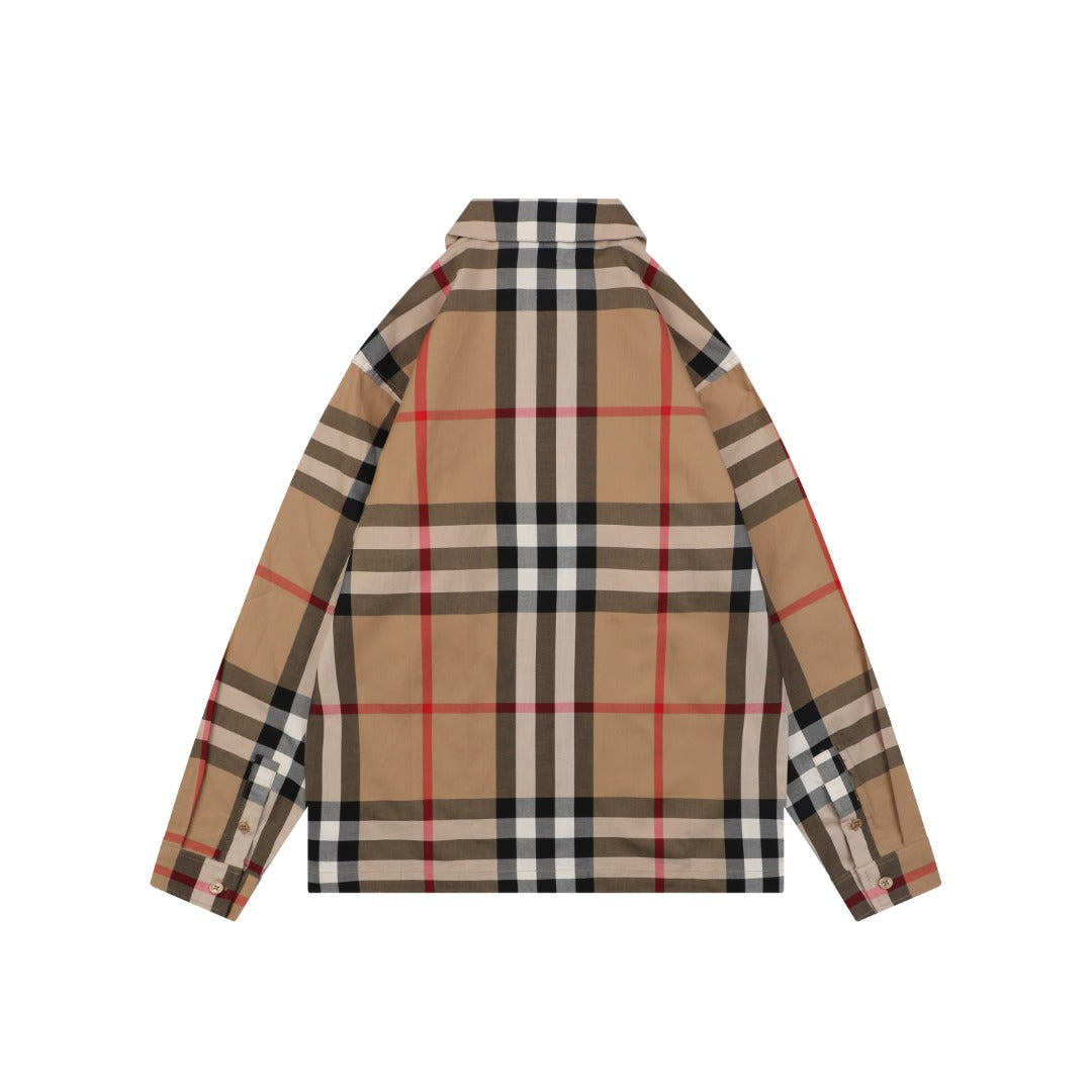 Burberry Large Check Zip-Up Jacket