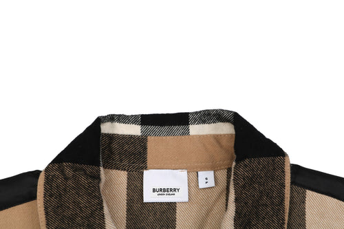 Burberry Colorblock Pocket Oversized Check Jacket