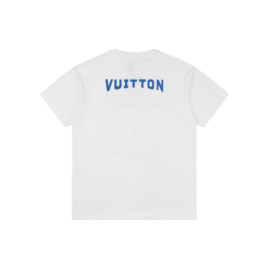Louis Vuitton 25SS Four-Leaf Clover Collab Graphic Short Sleeve Tee