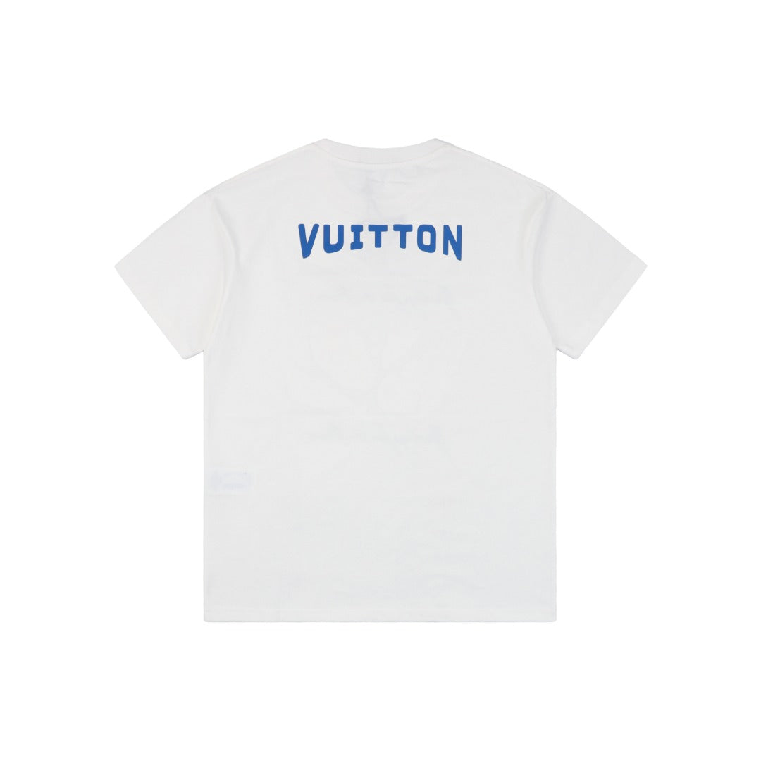 Louis Vuitton 25SS Four-Leaf Clover Collab Graphic Short Sleeve Tee
