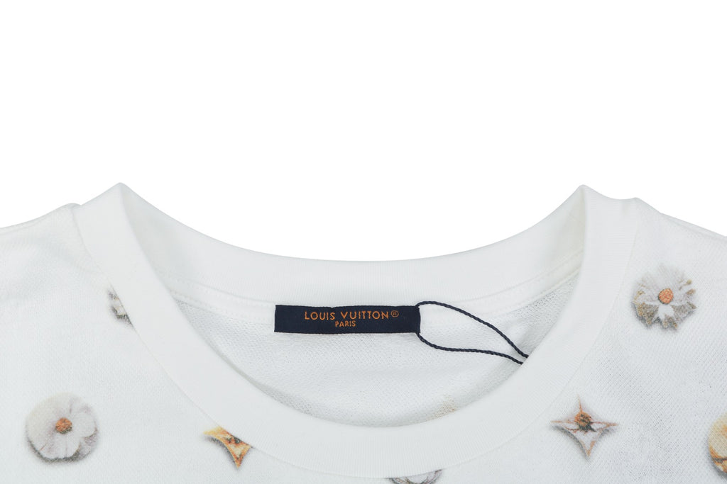 Louis Vuitton Half-Body Daisy Monogram Scatter Print Short Sleeve Tee
