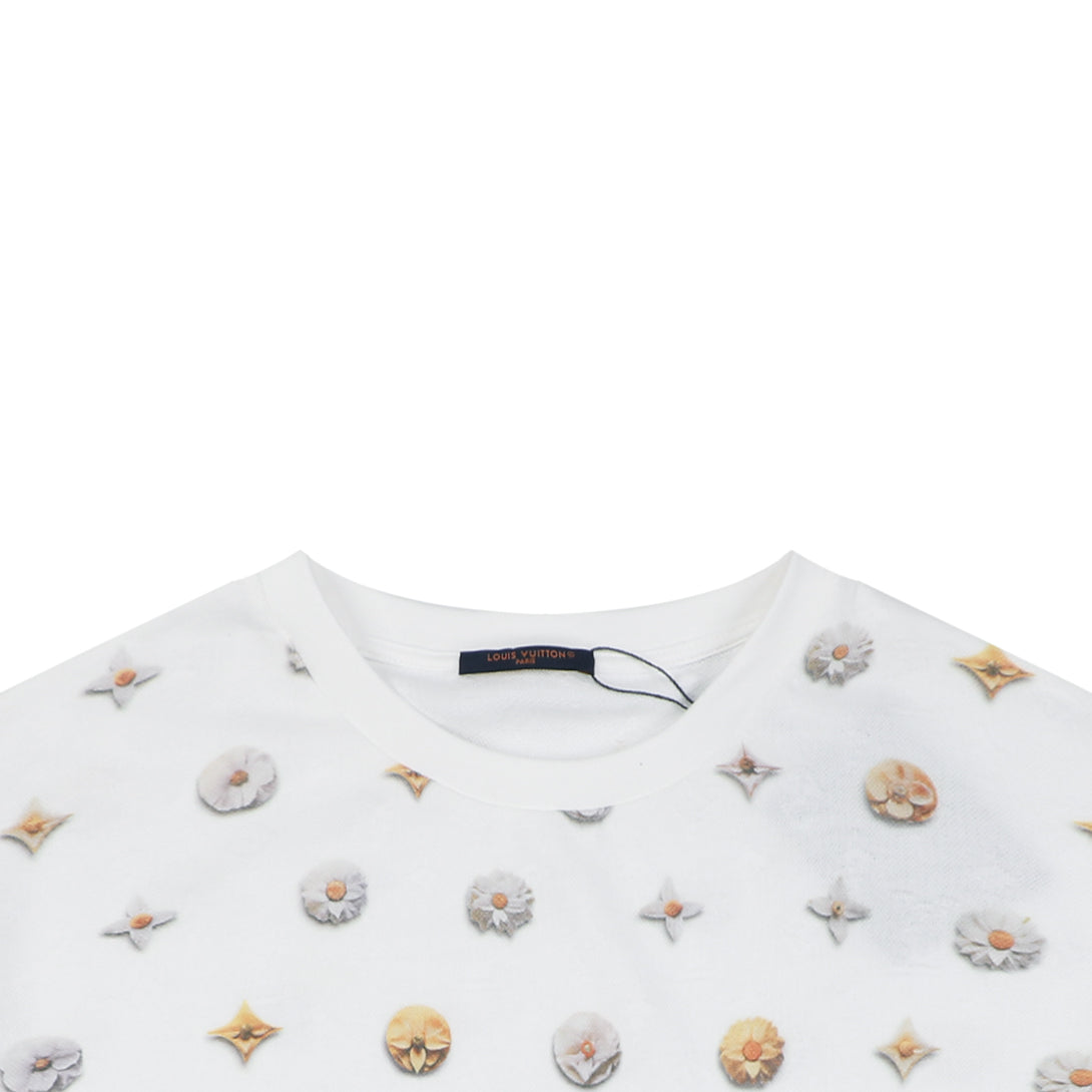 Louis Vuitton Half-Body Daisy Monogram Scatter Print Short Sleeve Tee