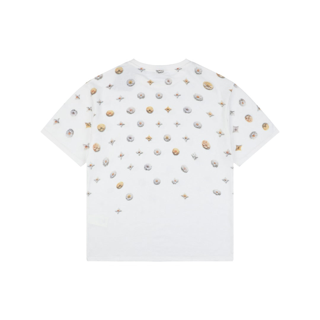 Louis Vuitton Half-Body Daisy Monogram Scatter Print Short Sleeve Tee