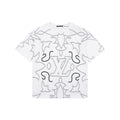 Louis Vuitton All-Over Monogram Sketch Line Art Print Short Sleeve Tee
