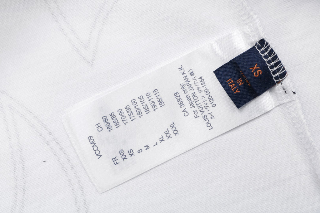 Louis Vuitton All-Over Monogram Sketch Line Art Print Short Sleeve Tee