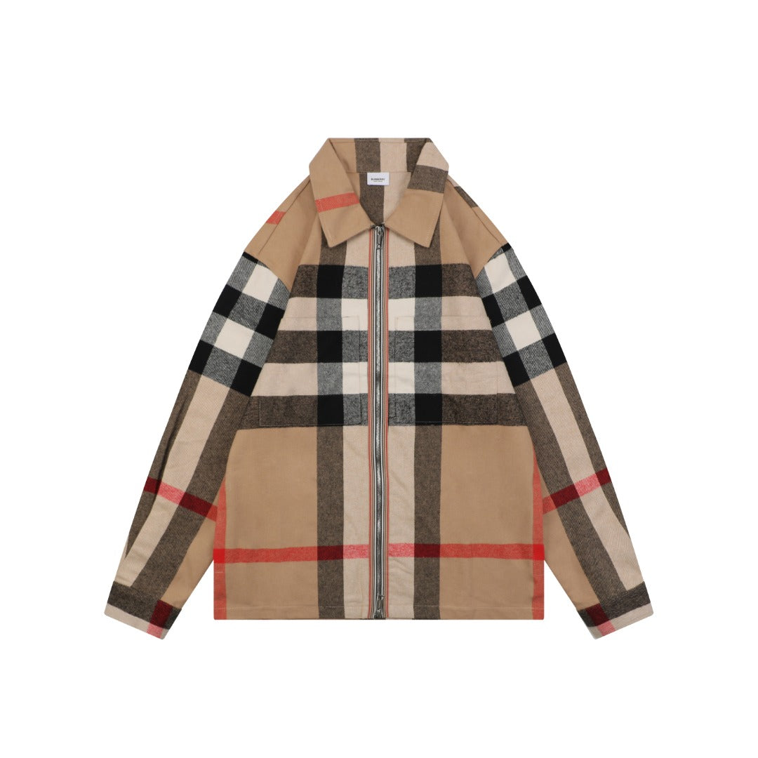 Burberry Giant Check Zip-Up Jacket