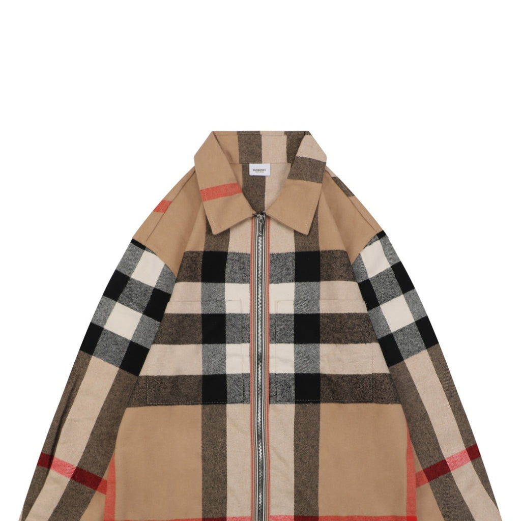 Burberry Giant Check Zip-Up Jacket