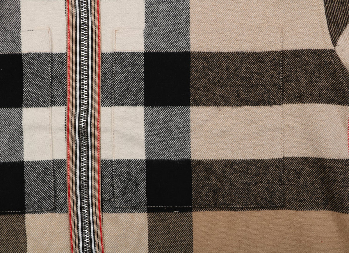 Burberry Giant Check Zip-Up Jacket