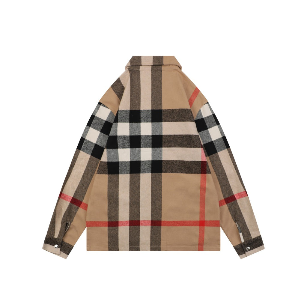 Burberry Giant Check Zip-Up Jacket