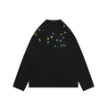 Louis Vuitton Layered Yellow-Blue Monogram Embroidery Long Sleeve Tee