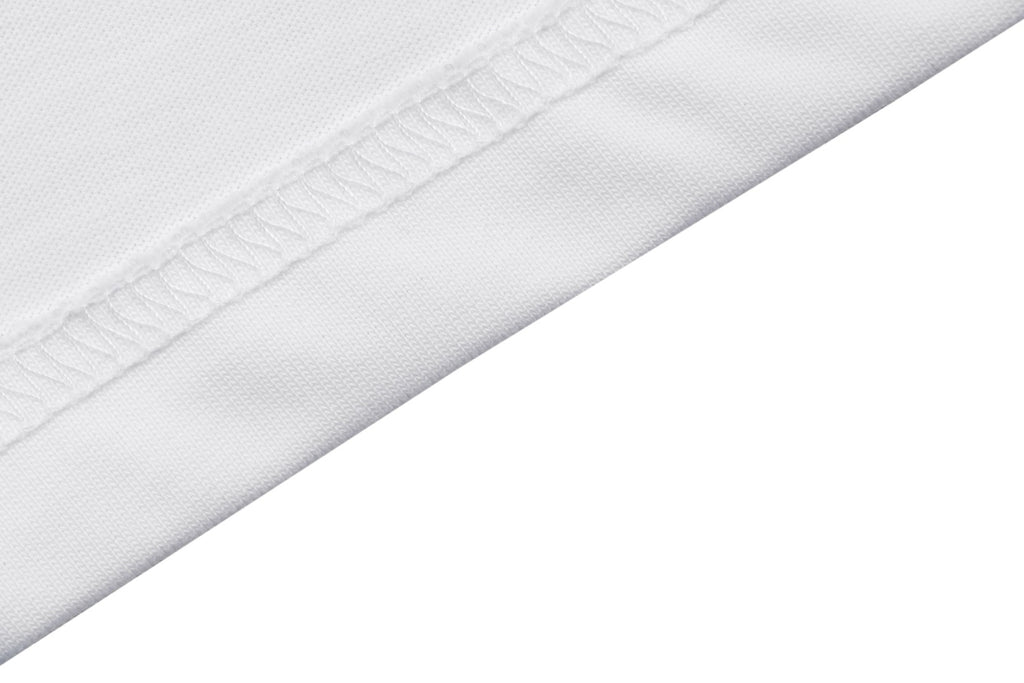 Louis Vuitton Layered Yellow-Blue Monogram Embroidery Long Sleeve Tee — White