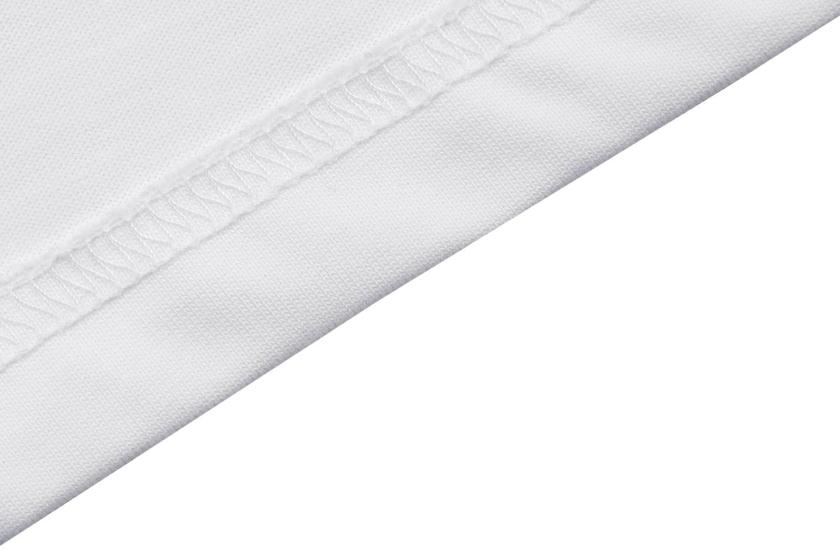 Louis Vuitton Layered Yellow-Blue Monogram Embroidery Long Sleeve Tee — White