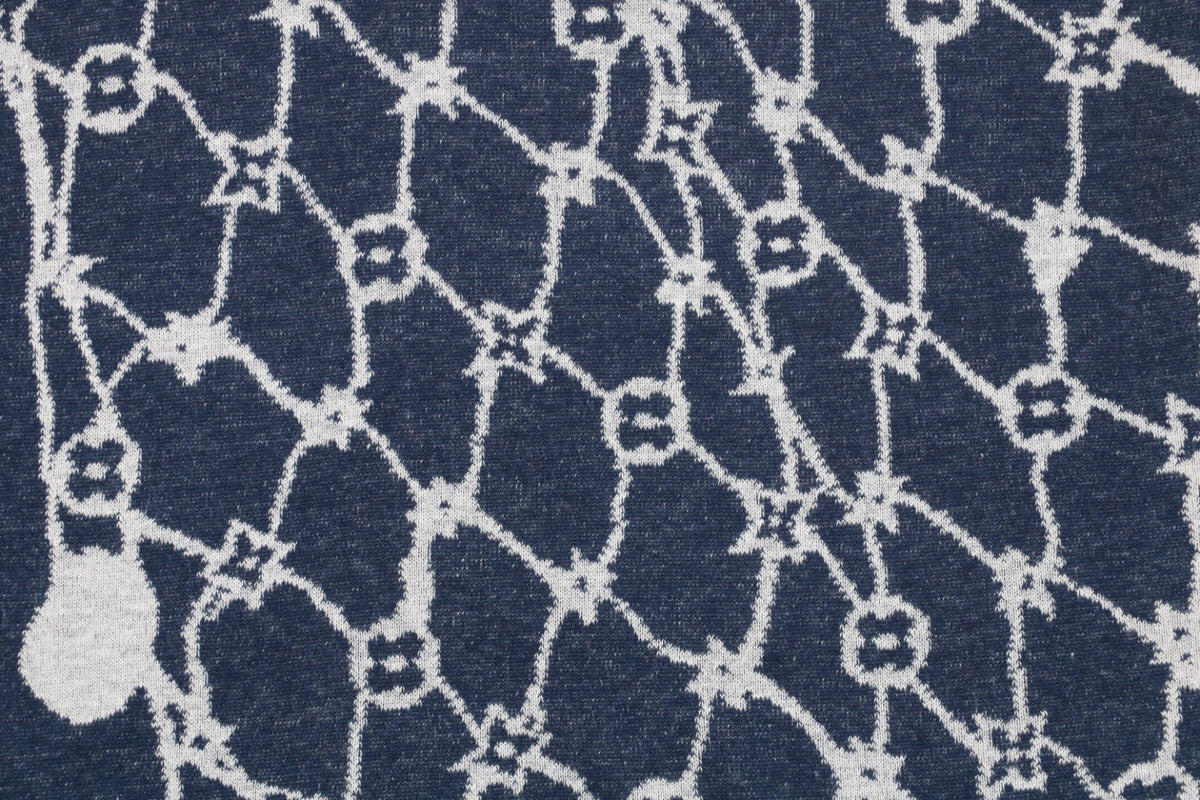 Louis Vuitton 24SS Connected Monogram Jacquard Net Short Sleeve Tee