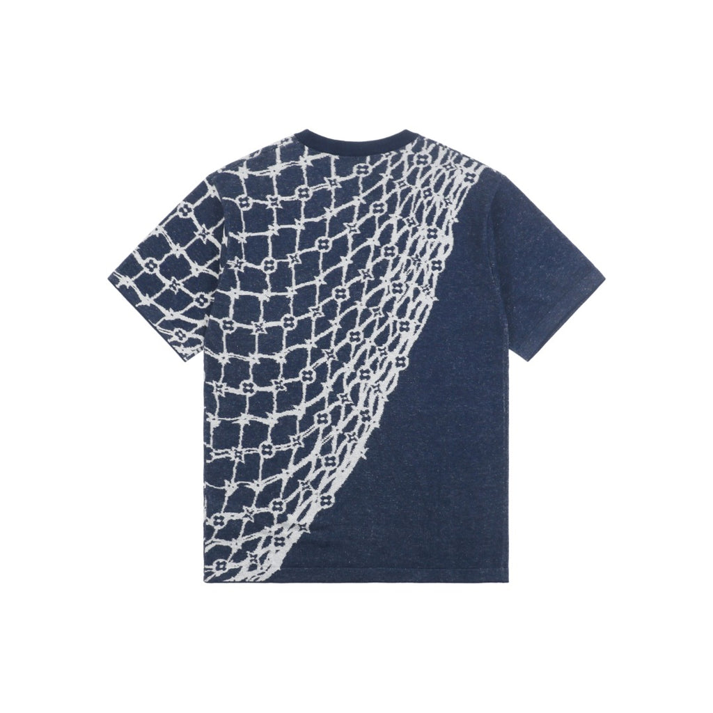 Louis Vuitton 24SS Connected Monogram Jacquard Net Short Sleeve Tee