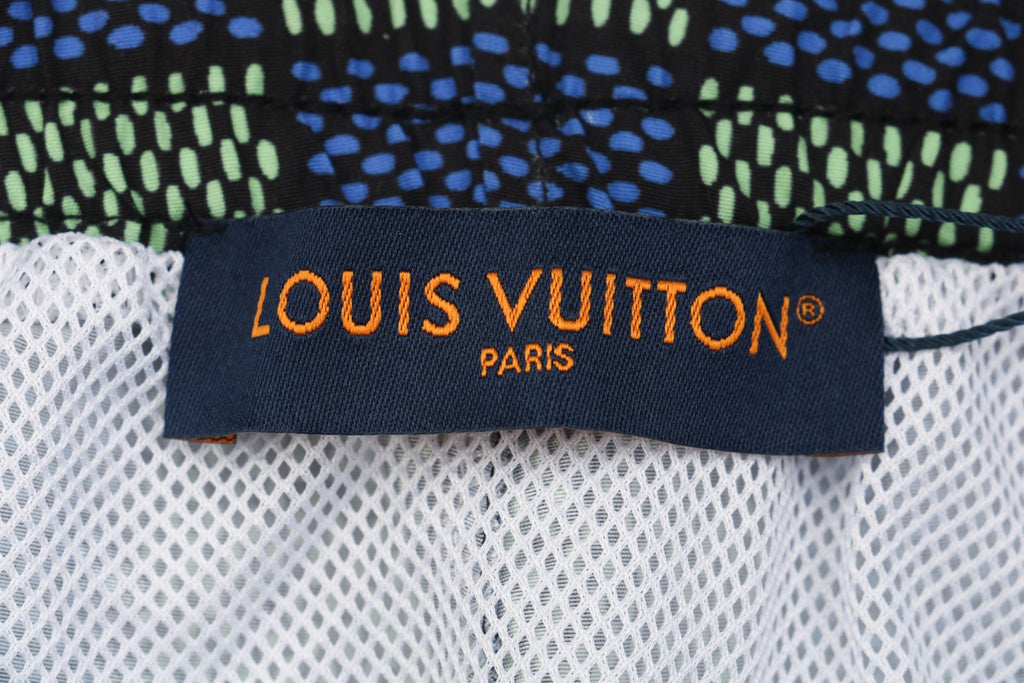 Louis Vuitton 25SS Blue-Purple Damier Checkerboard Monogram Shorts