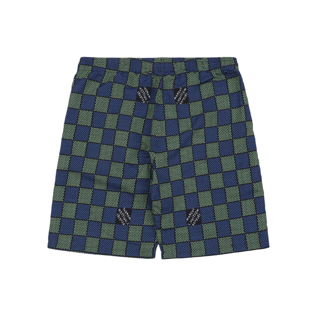 Louis Vuitton 25SS Blue-Purple Damier Checkerboard Monogram Shorts