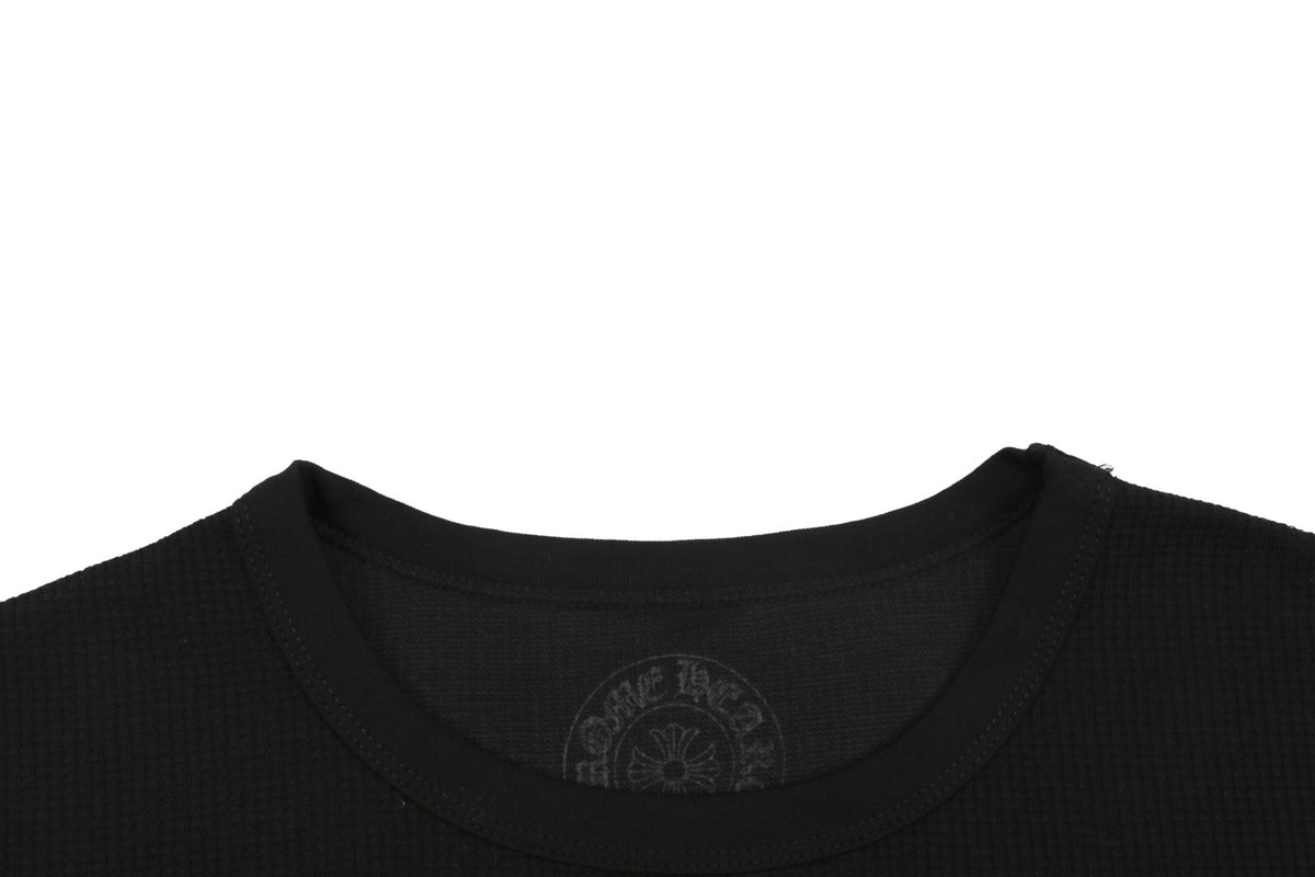 Chrome Hearts Waffle Cross Floral Arm Sanskrit Scroll Print Long Sleeve