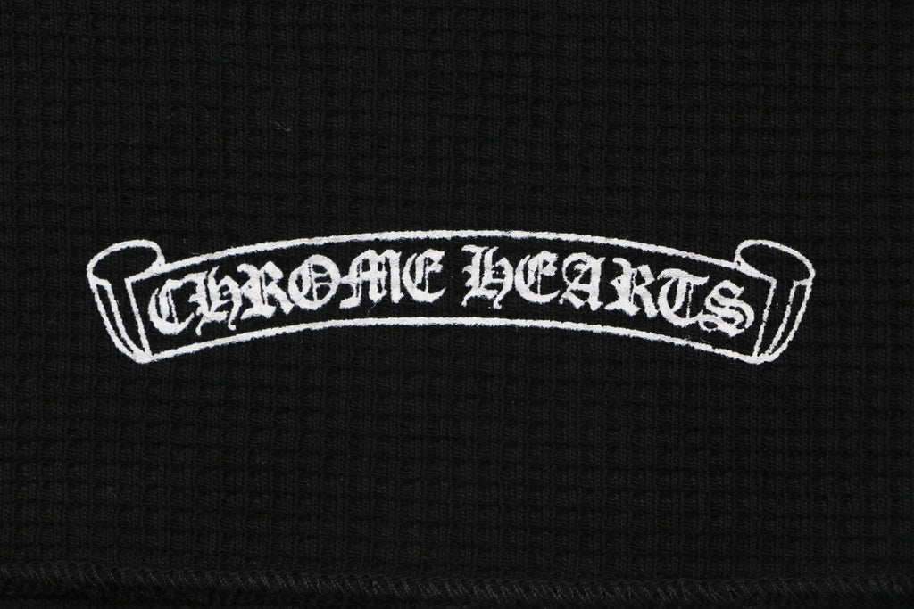 Chrome Hearts Waffle Cross Floral Arm Sanskrit Scroll Print Long Sleeve