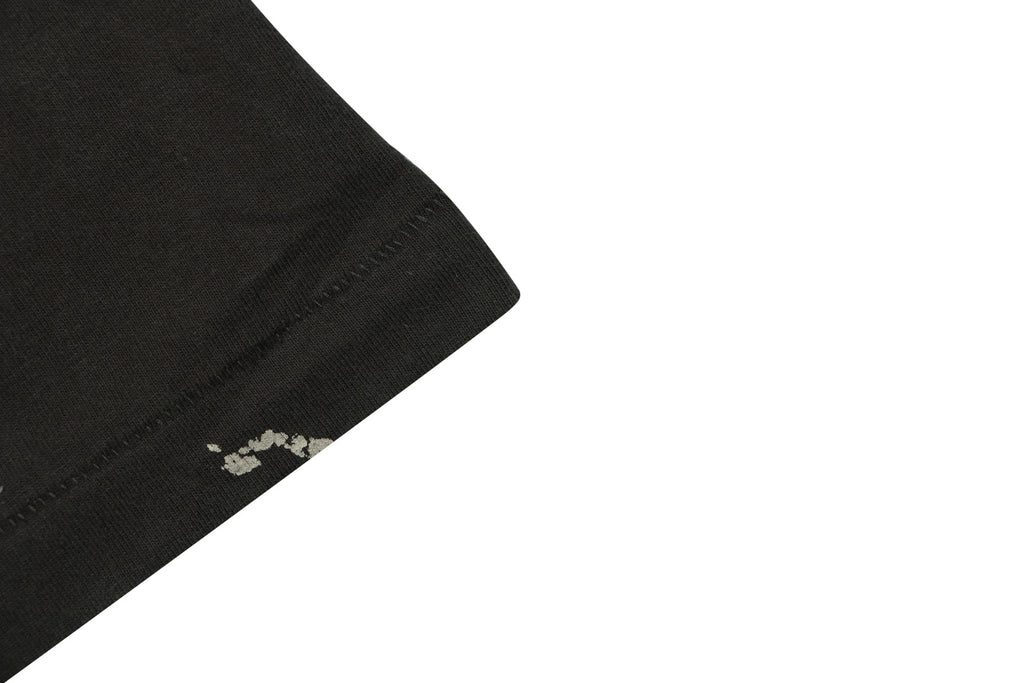 Saint Michael The Almighty Saint Cartoon Deity Print Tee — Washed Black