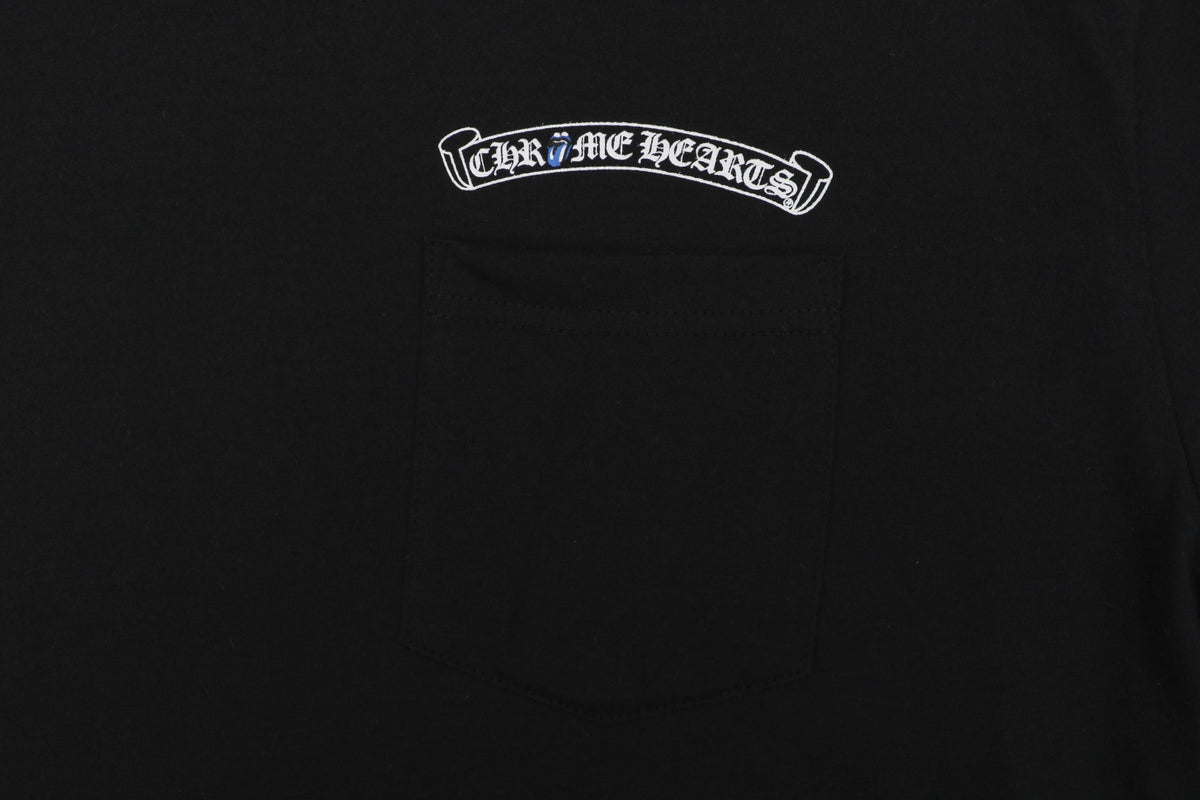 Chrome Hearts x Rolling Stones Las Vegas 2024 Live Print Tee — Black