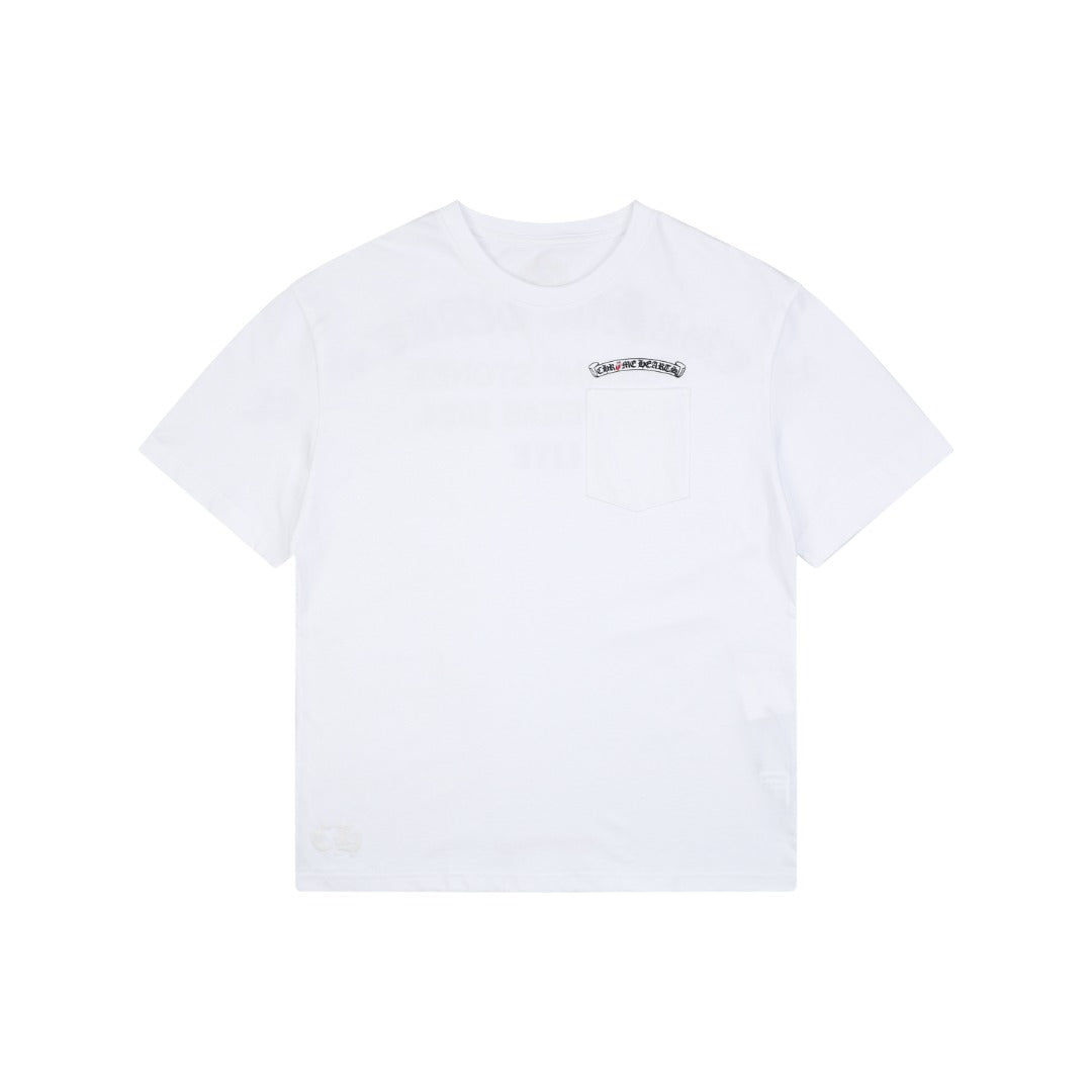 Chrome Hearts x Rolling Stones Las Vegas 2024 Live Print Tee — White