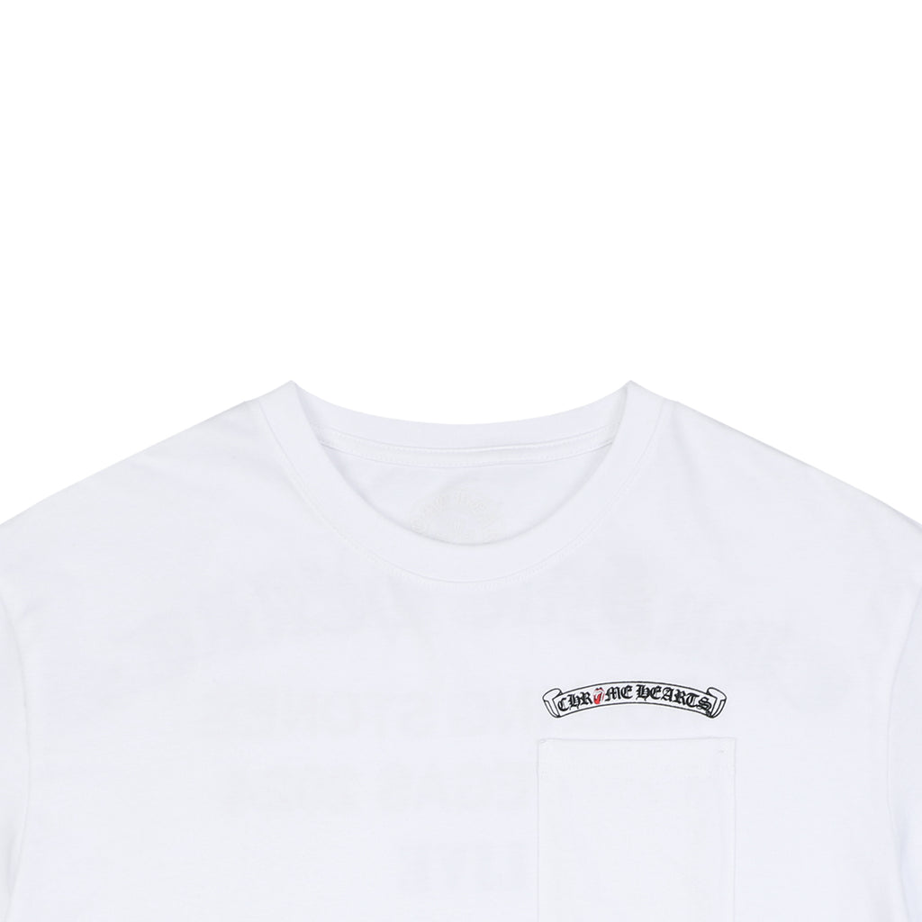 Chrome Hearts x Rolling Stones Las Vegas 2024 Live Print Tee — White