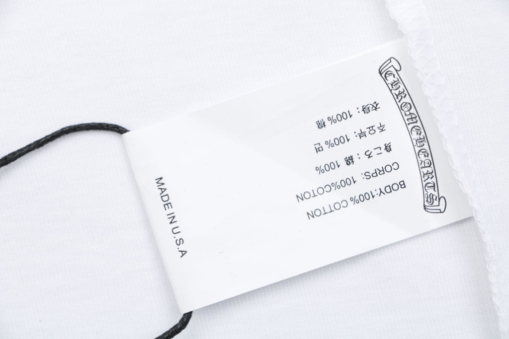 Chrome Hearts x Rolling Stones Las Vegas 2024 Live Print Tee — White