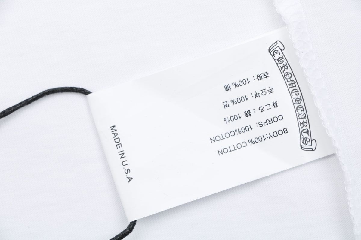 Chrome Hearts x Rolling Stones Las Vegas 2024 Live Print Tee — White