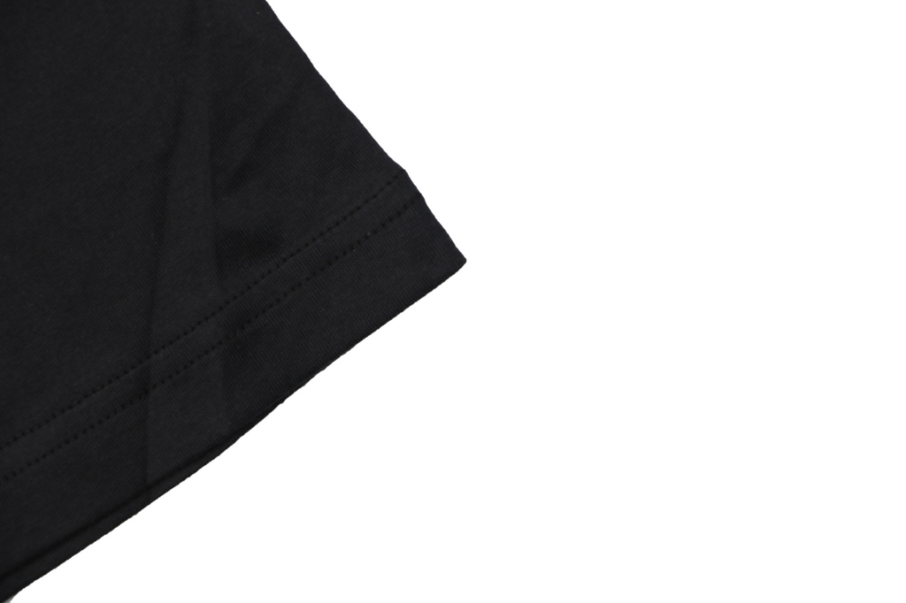 Gucci Laurel Branch Knight Crest Print Short Sleeve Tee — Black
