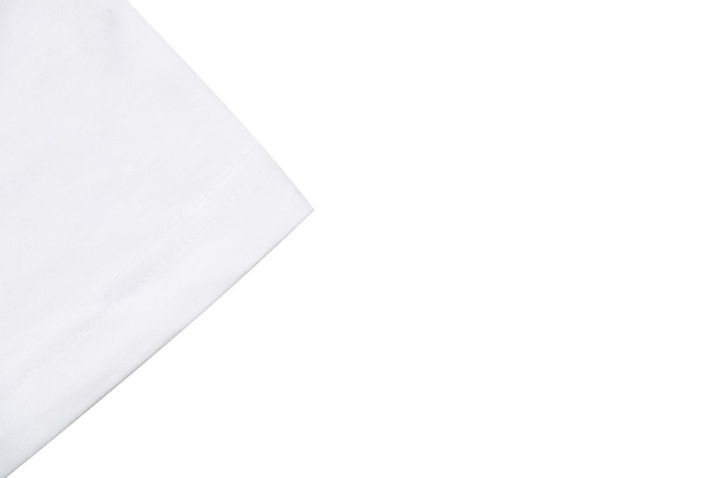 Gucci Laurel Branch Knight Crest Print Short Sleeve Tee — White