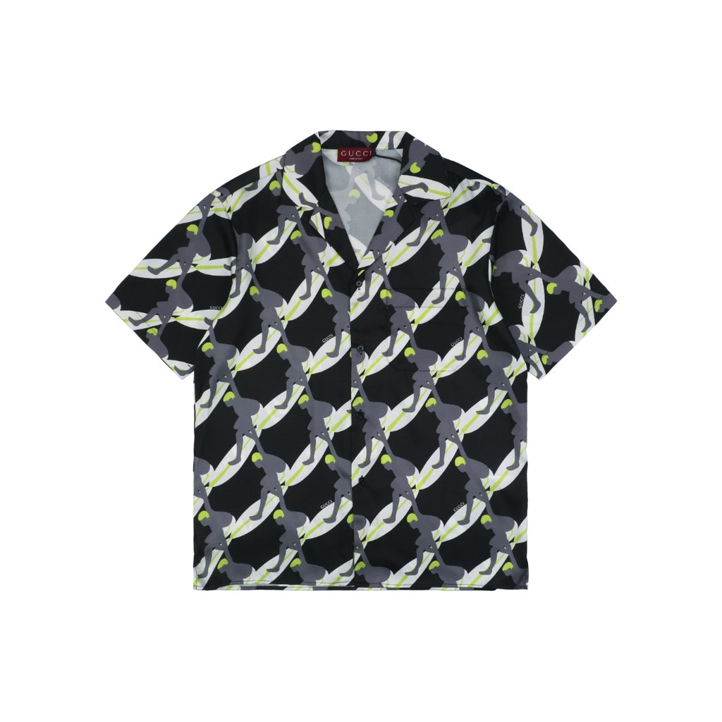 Gucci 25SS Surfer Print Short Sleeve Shirt