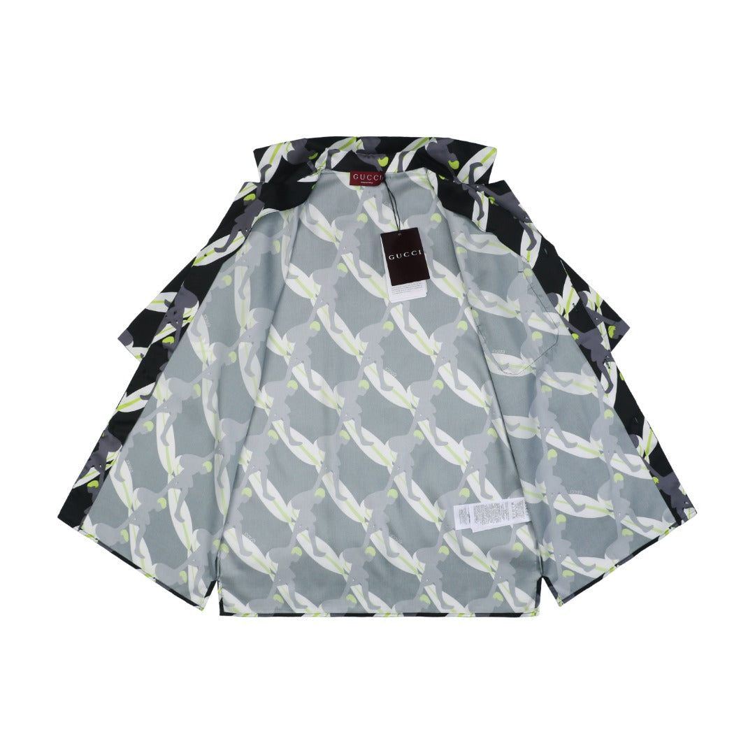 Gucci 25SS Surfer Print Short Sleeve Shirt