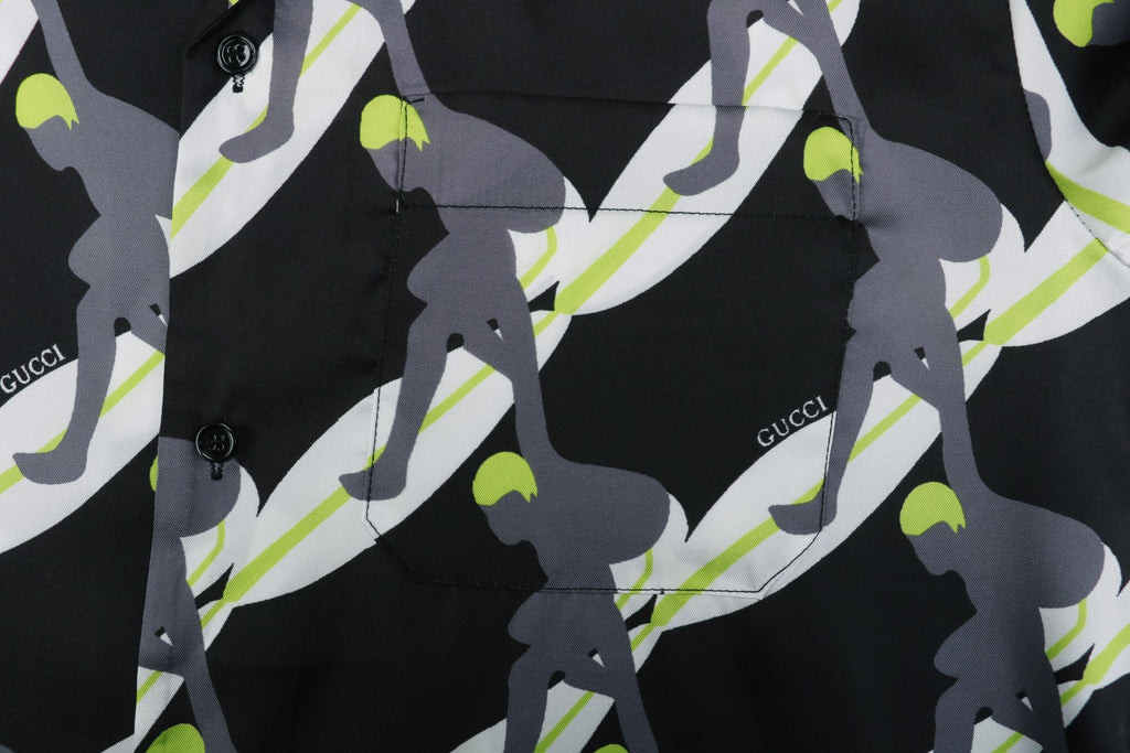 Gucci 25SS Surfer Print Short Sleeve Shirt