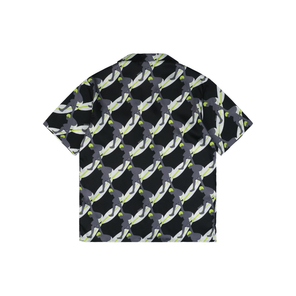 Gucci 25SS Surfer Print Short Sleeve Shirt