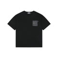 Loewe Anagram Leather Patch Pocket Short Sleeve Tee — Black