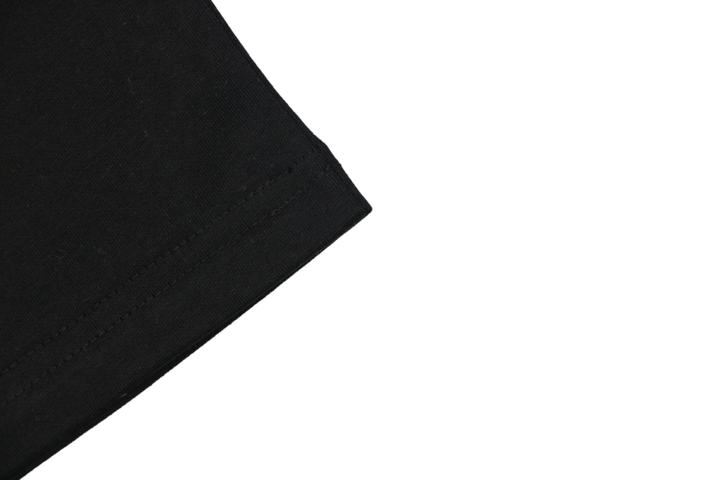 Loewe Anagram Leather Patch Pocket Short Sleeve Tee — Black