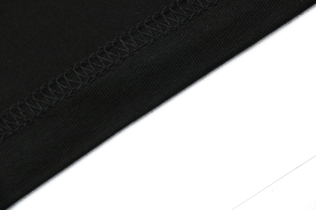 Loewe Anagram Leather Patch Pocket Short Sleeve Tee — Black