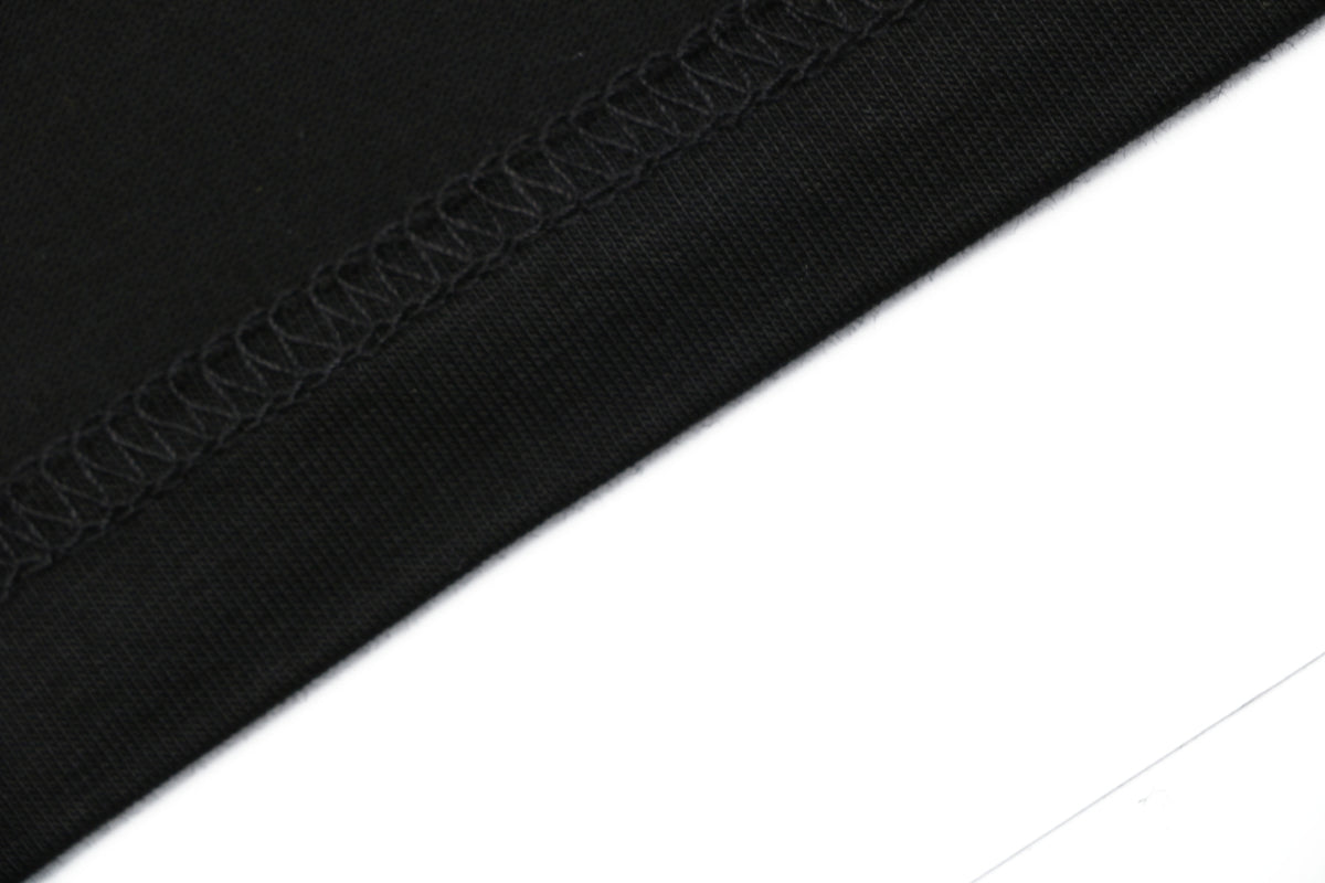 Loewe Anagram Leather Patch Pocket Short Sleeve Tee — Black